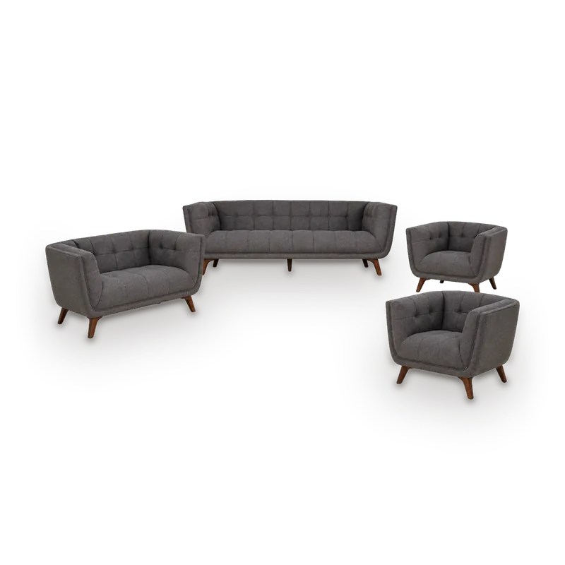 Evie sofa set, 7 seats: 3-seat sofa, 2-seat sofa and 2 armchairs