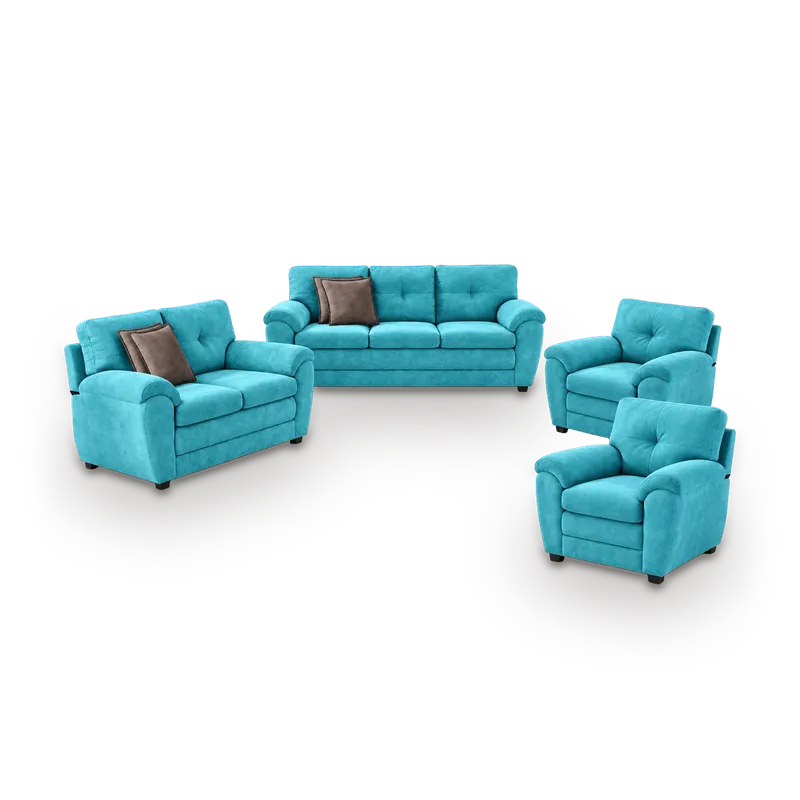 Faye sofa set, 7 seats: 3-seat sofa, 2-seat sofa and 2 armchairs