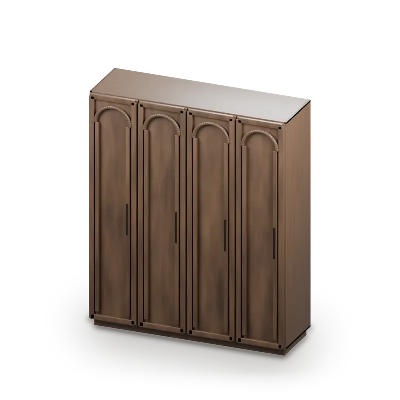 Hilal Arched Wardrobe
