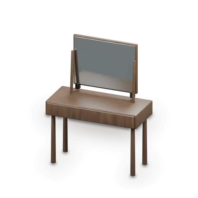 Joud Hinged-Mirror Vanity