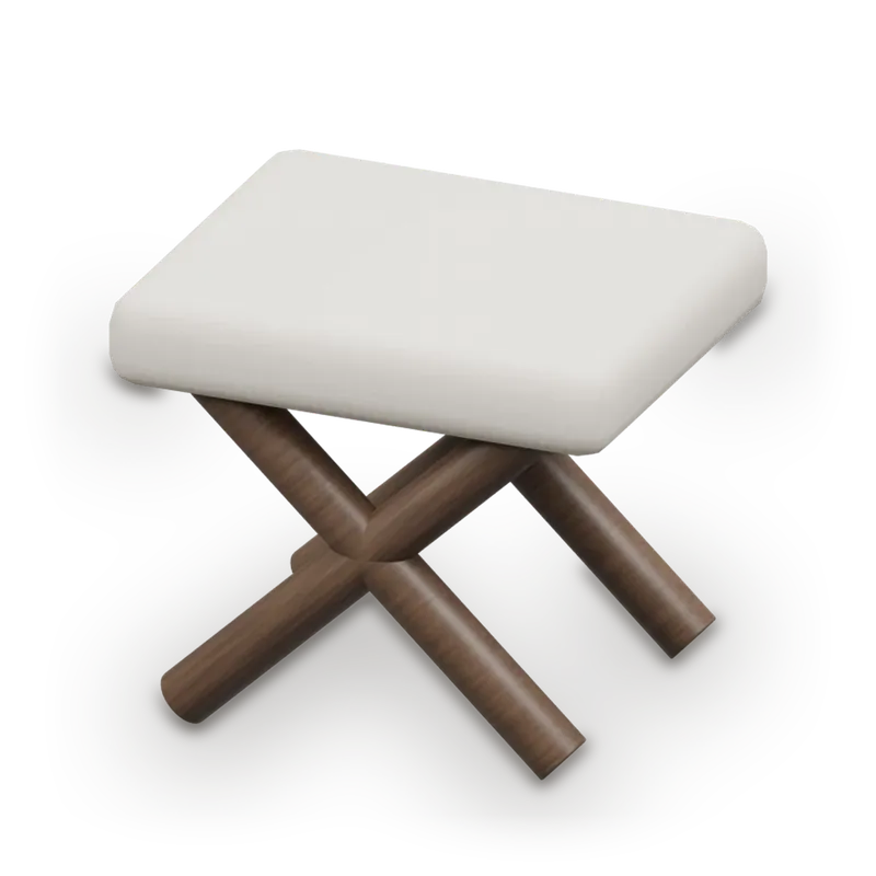 Qaws Cross-Base Stool