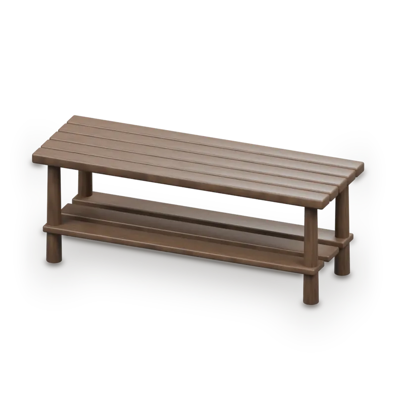 Sahil Slatted Bench
