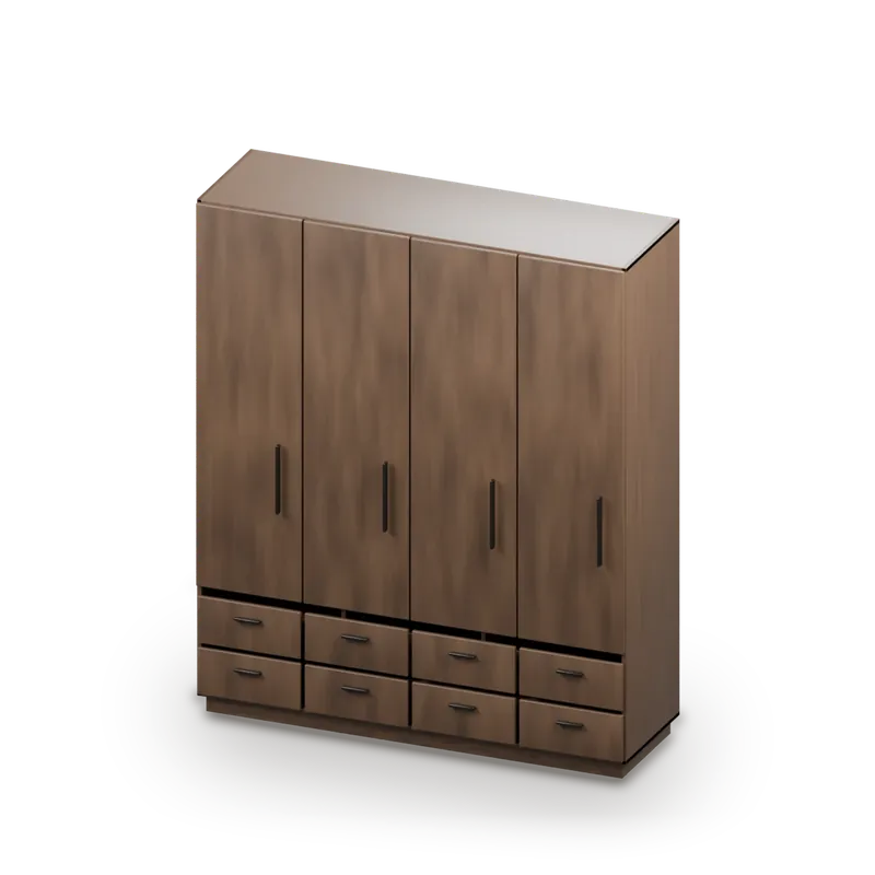 Satr Drawer-Base Wardrobe