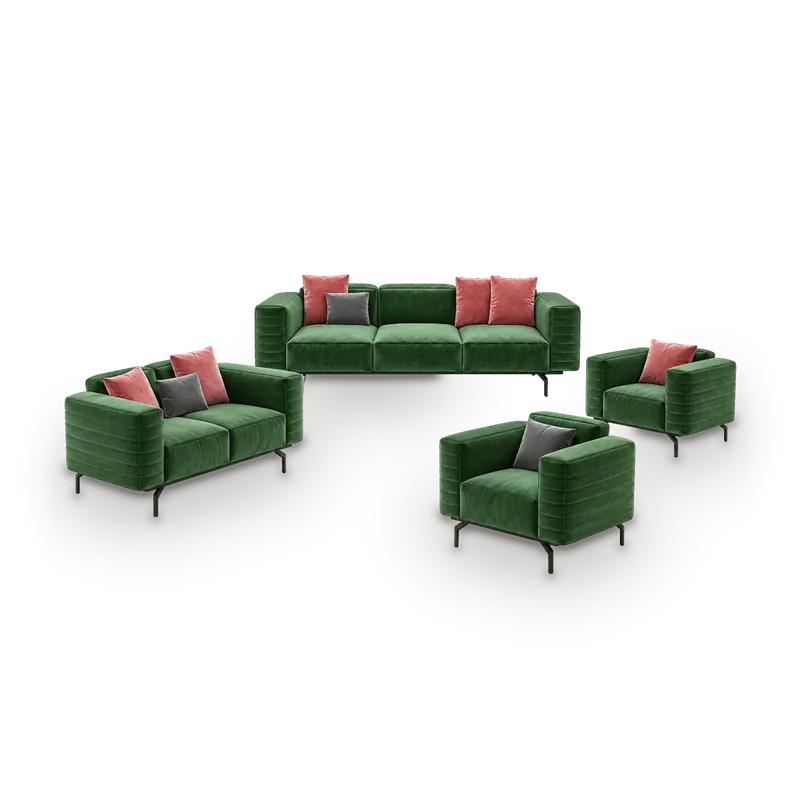 Coral Sofa Set