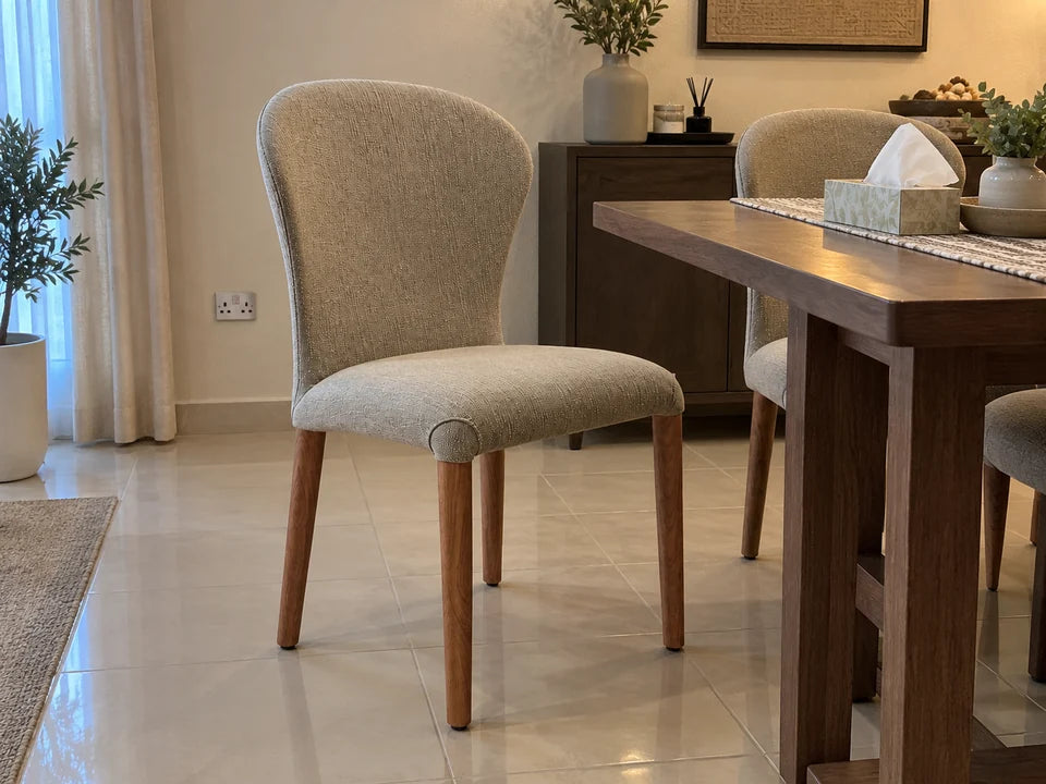 
Najd Dining Chair — in a Saudi home