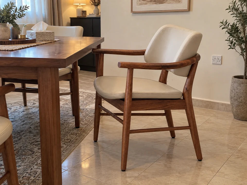 
Rawan Dining Chair — in a Saudi home