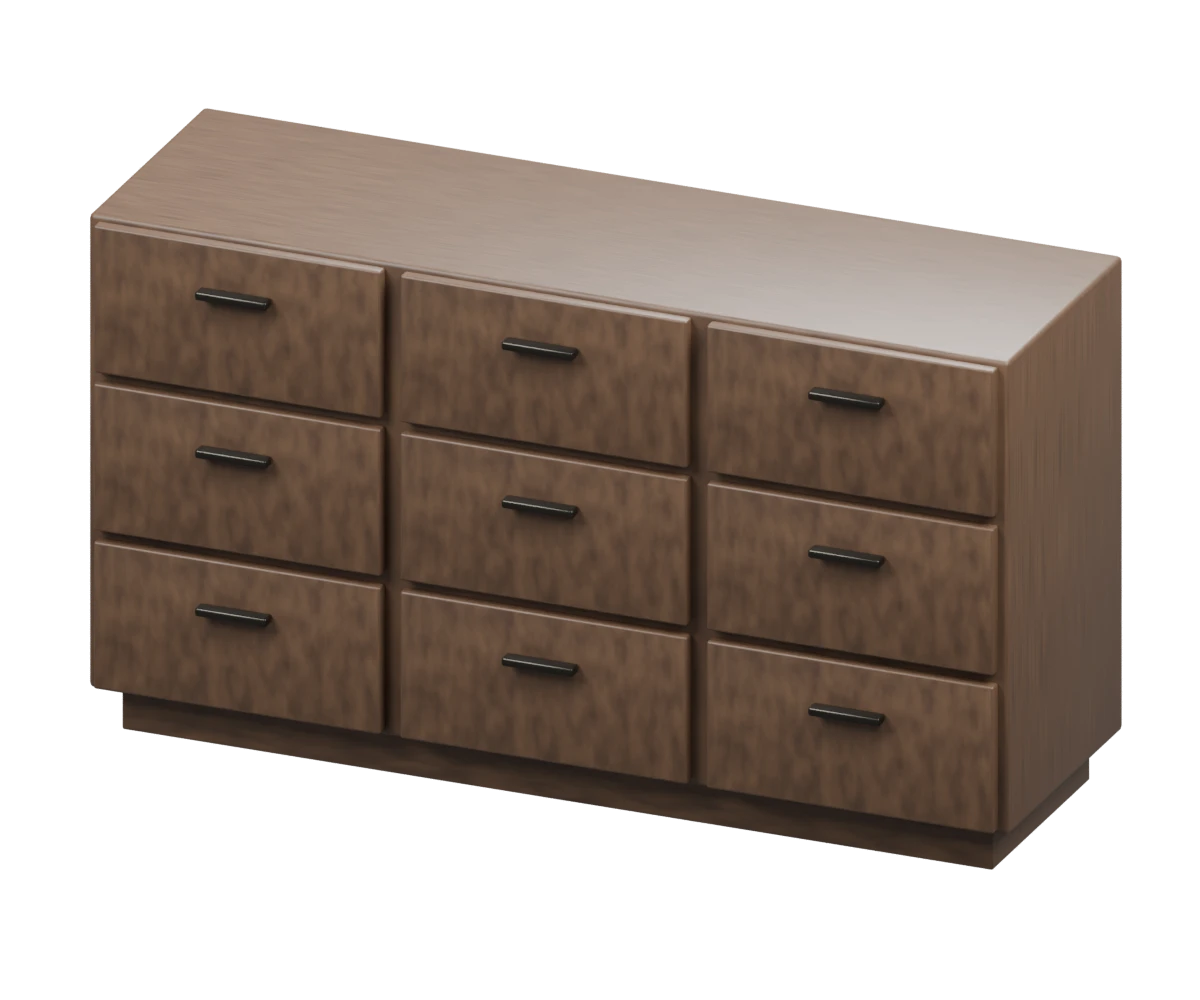 KLIK Afaq Nine-Drawer Dresser