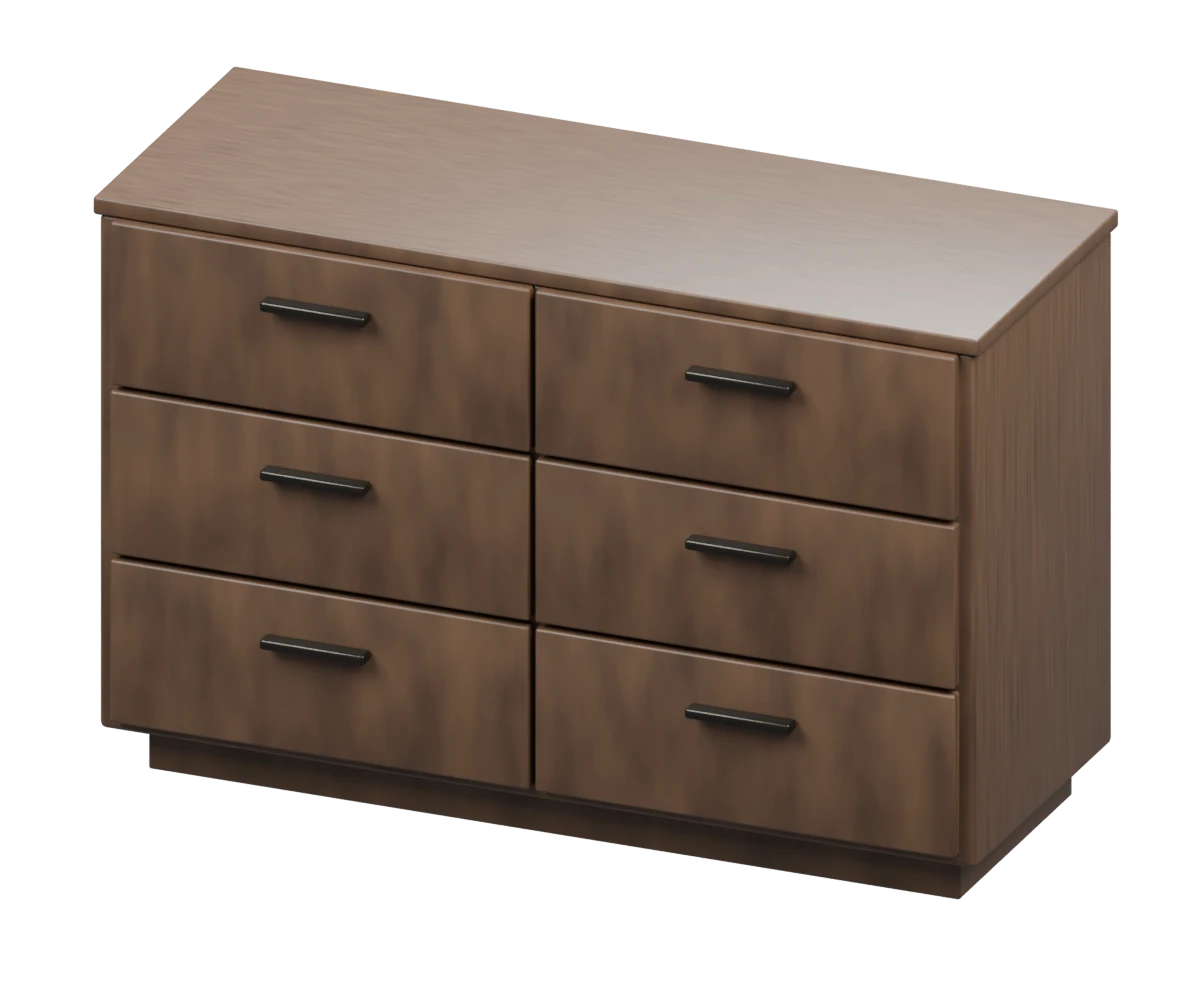 KLIK Sahil Six-Drawer Dresser