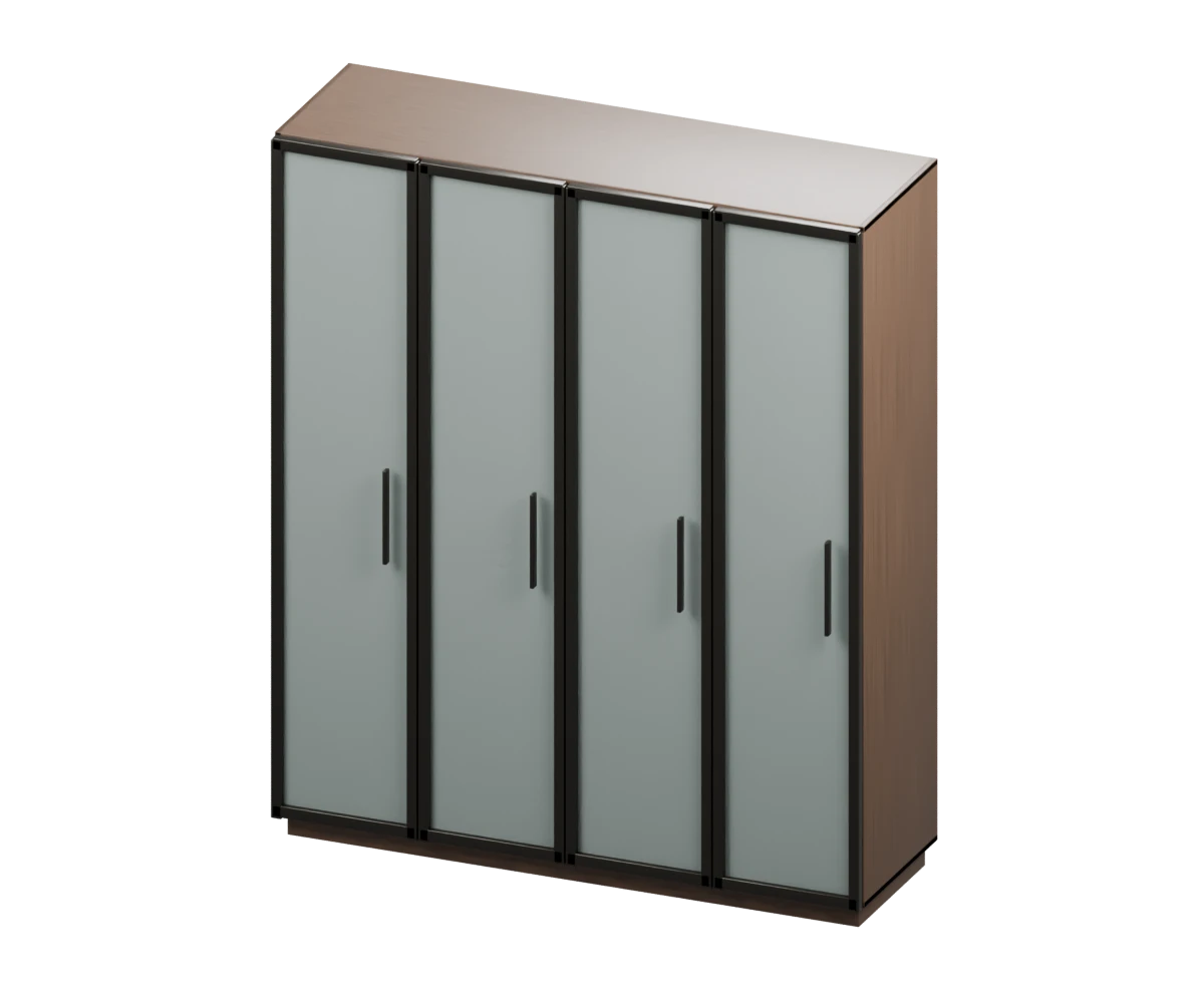 KLIK Samaa Glass Wardrobe