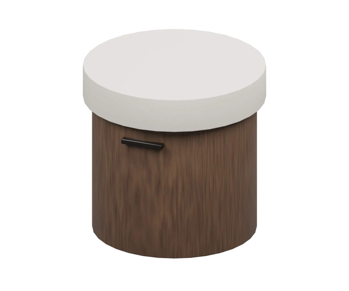 KLIK Satr Round Storage Stool