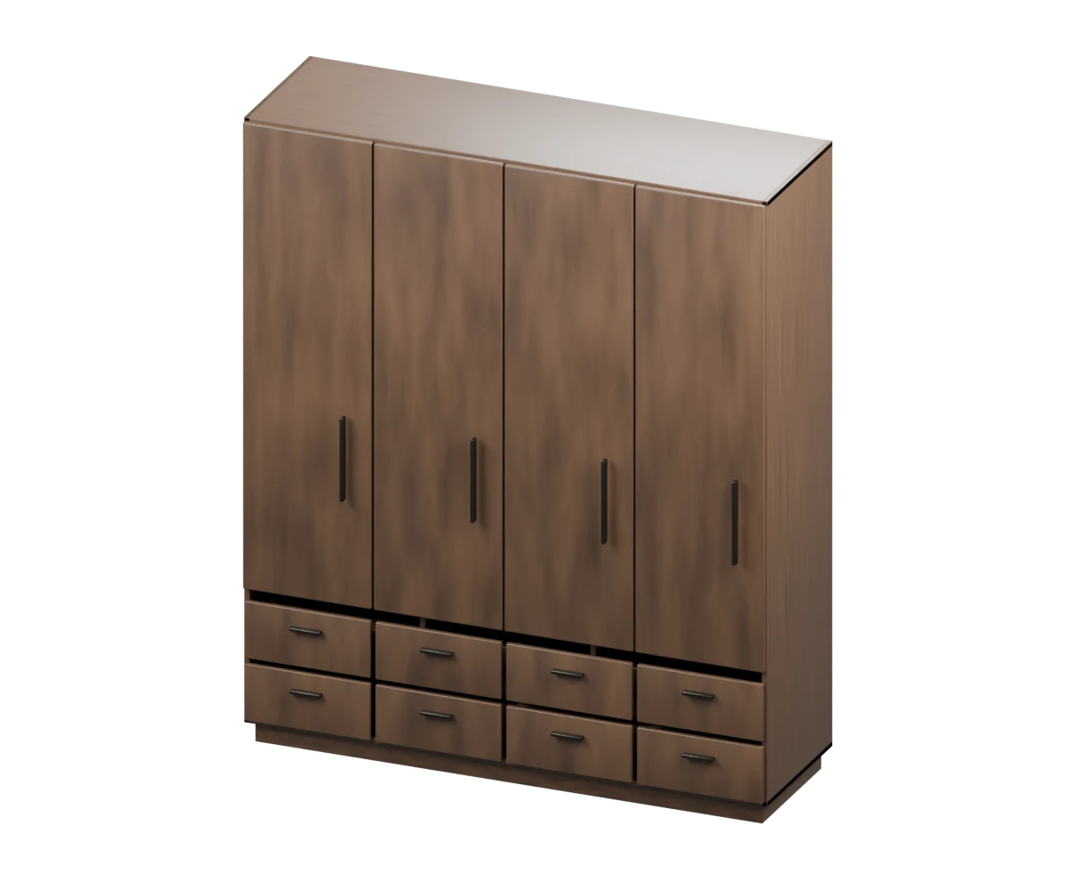 KLIK Satr Drawer-Base Wardrobe