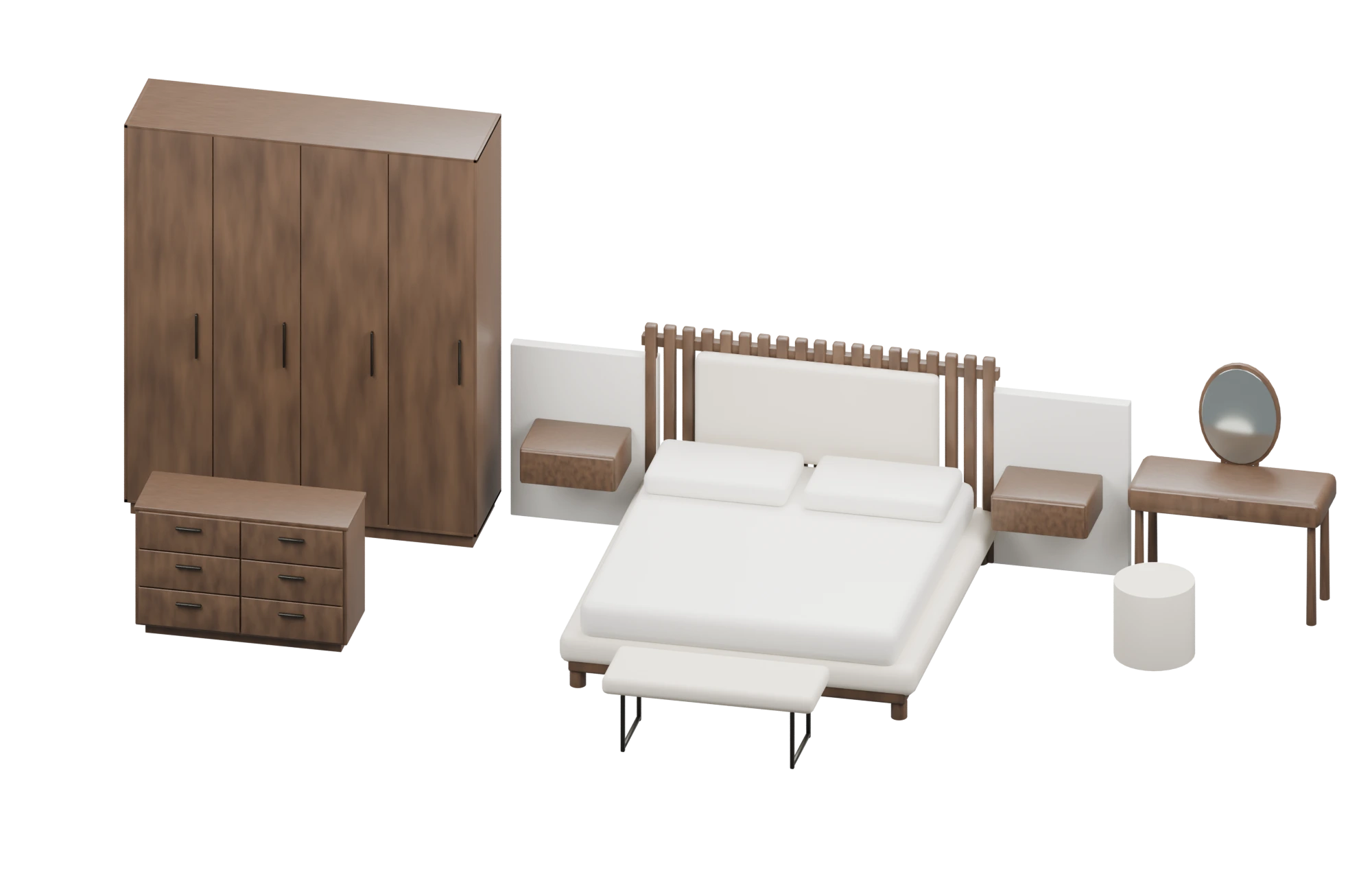 KLIK Sondos Bedroom Set